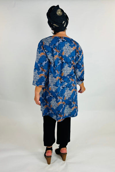 I Own This Ship Dress tunic paisley park zebra pocket tunic dress true blue  - 30% off applied at checkout