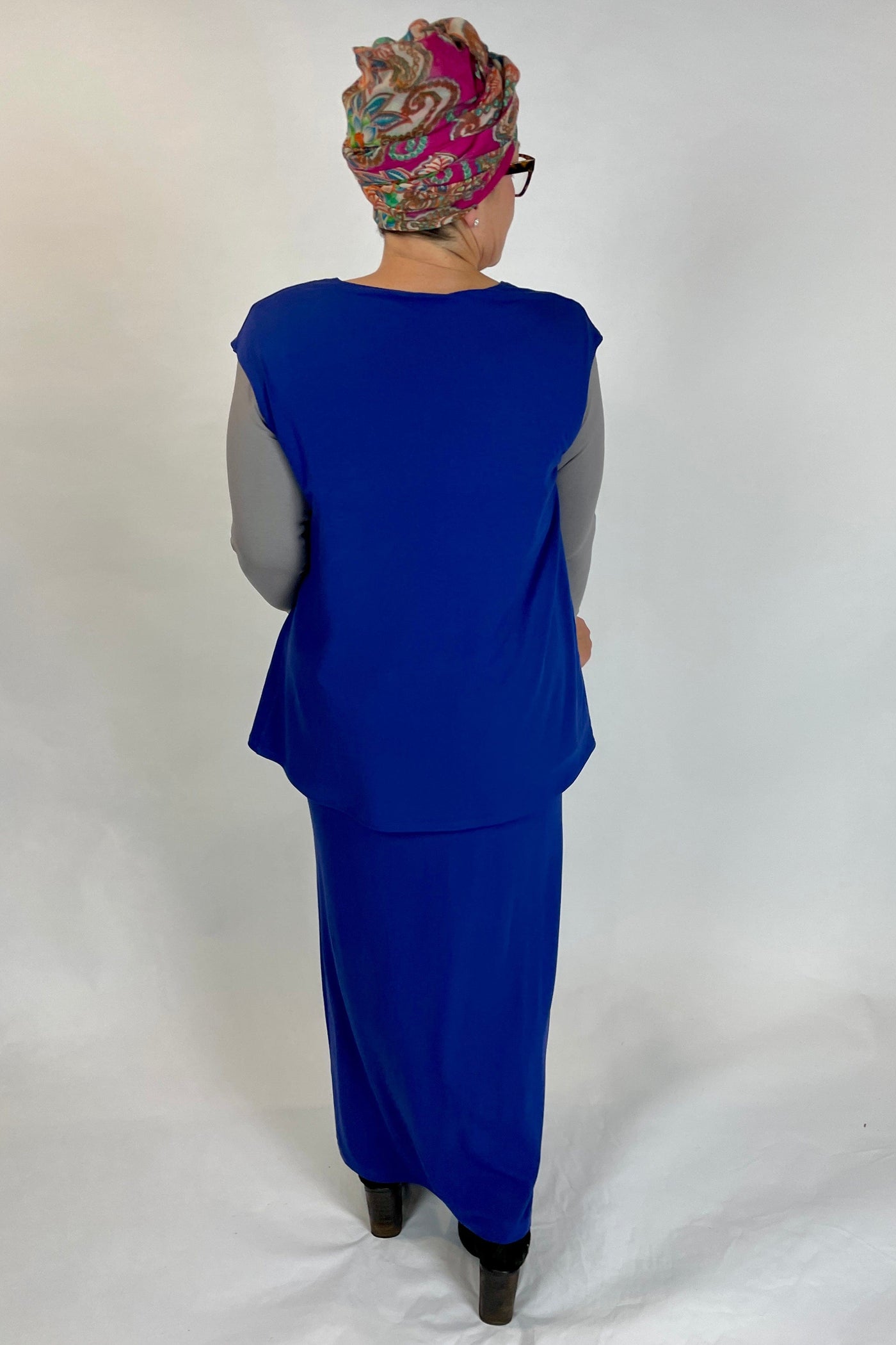 WEYRE Skirt maxi skirt iris blue