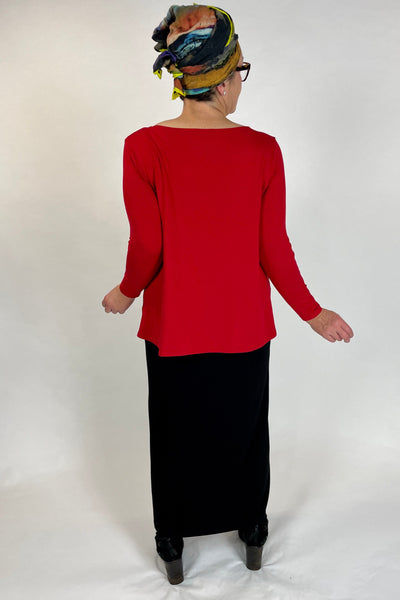 WEYRE Top relaxed boat top cherry red